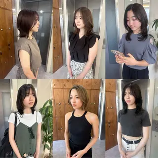 ミディアム 鎌倉 彩のヘアスタイル