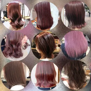 ミディアム カラー 縮毛矯正/ 髪質改善/浅見拓哉のヘアスタイル