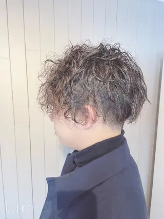 ショート パーマ メンズ ❣️モードケイズ塚口 和田一将のヘアスタイル