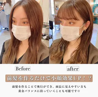 ロング 森 早希絵のヘアスタイル