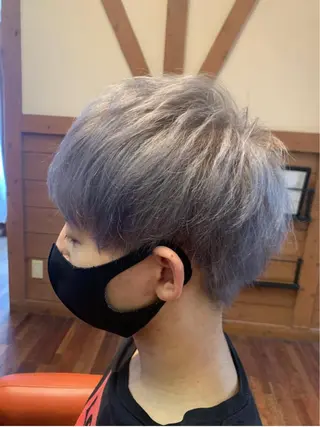 ショート カラー メンズ 山田 宥斗のヘアスタイル