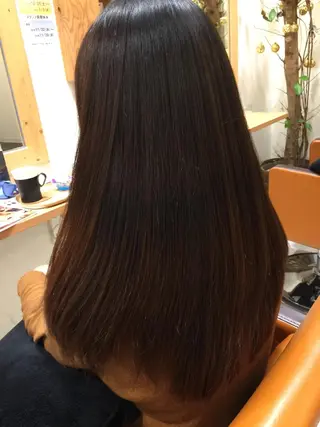 セミロング ロング カラー ツヤ髪専門美容師 桑原 和誠のヘアスタイル