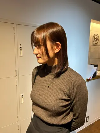 ミディアム カラー nodoka /艶カラー🪽のヘアスタイル