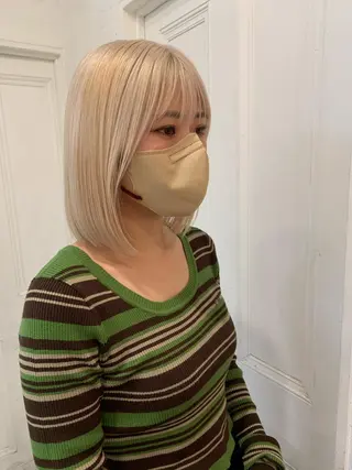 ミディアム カラー ダブルカラー /まつ毛パーマ🎀のヘアスタイル