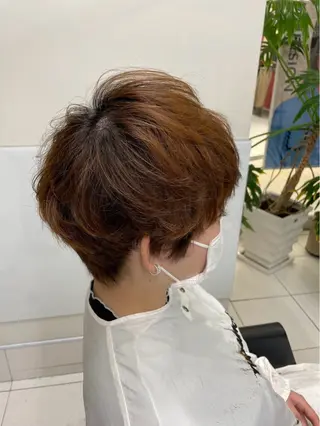 ショート パーマ TONI&GUY速寿 勇希のヘアスタイル