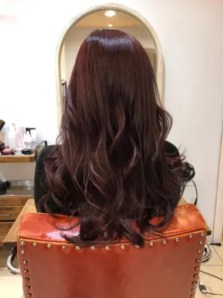 ロング カラー ＼脱・うねり& 広がり／gite菊のヘアスタイル