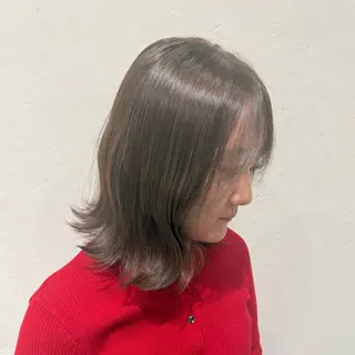 ミディアム カラー sakura/ 透明感カラー🫧のヘアスタイル