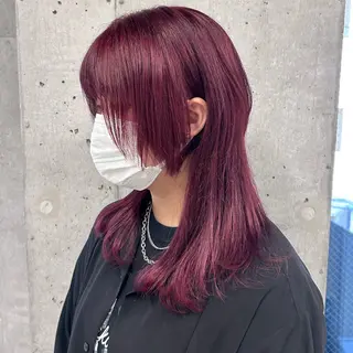 セミロング カラー shizuna/平尾 /カラー/髪質改善のヘアスタイル
