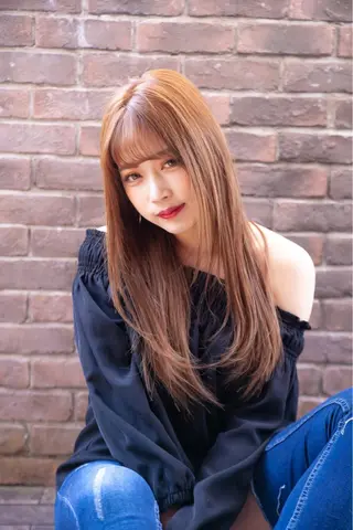 ロング カラー ヘアアレンジ メンズ 山崎 澪 レイヤーカット/大宮のヘアスタイル