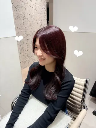 ロング カラー SALOWIN京都河原町suite店所属・うる艶カラー/ 髪質改善/arisaのヘアスタイル