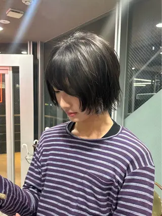ショート 堀合駿輔 パーマ /ショート/レイヤーのヘアスタイル