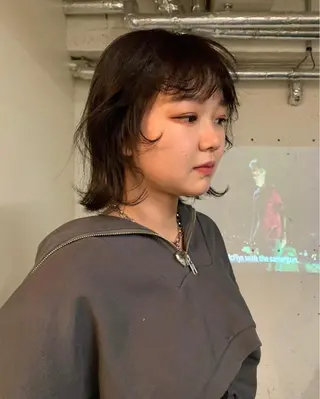 ショート カラー ハッシュカット/ MAYAのヘアスタイル