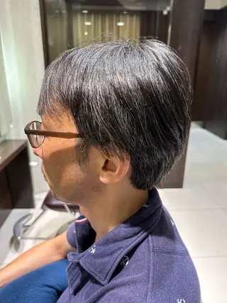 メンズ ブリーチ/艶カラー カノ🌼のヘアスタイル