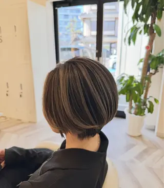 ショート カラー ヘアアレンジ _White泉佐野店所属・佐々木  まゆかのヘアスタイル