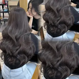 ロング 韓国ヘア🤍🇰🇷 ‪🫶🏻吉満のヘアスタイル