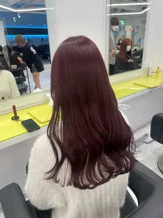 ロング カラー ガーリー♡女の子っぽ ヘア♡ピンクカラー♡のヘアスタイル