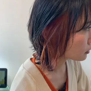カラー ボブ/暖色/デザイン KOYUKI⛄️のヘアスタイル