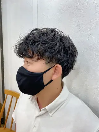 パーマ メンズ パーマ、髪質改善 菊地美月のヘアスタイル