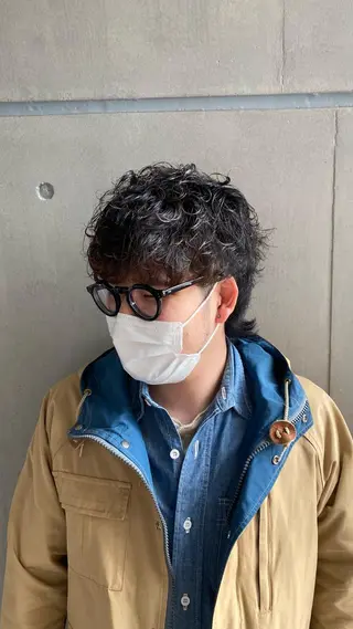 ショート パーマ メンズ Graph. （グラフ）立川🪽✨のヘアスタイル