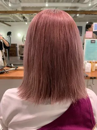 セミロング カラー 指名支持率NO.1 スタイリストのヘアスタイル