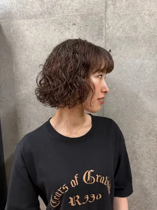 パーマ すずき さくやのヘアスタイル