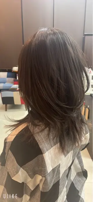 ミディアム 福田 宗幸のヘアスタイル