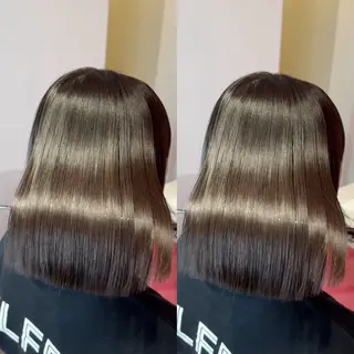 ショート 莉乃/縮毛矯正/髪質 改善/艶カラーのヘアスタイル