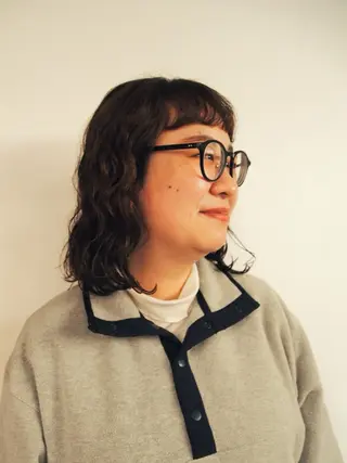 ミディアム 似合わせパーマ 🌼カンナのヘアスタイル