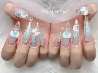 ネイル HANA 長さだしのネイルデザイン