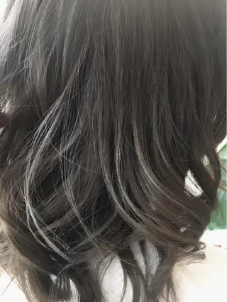 ミディアム カラー パーマ ヘアアレンジ 最高峰の技術力☆ 樋口健人のヘアスタイル