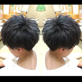 ショート カラー メンズ 🐝肥田 しょーと🐝のヘアスタイル