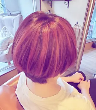 ショート カラー spa hair  ark 富井直美のヘアスタイル
