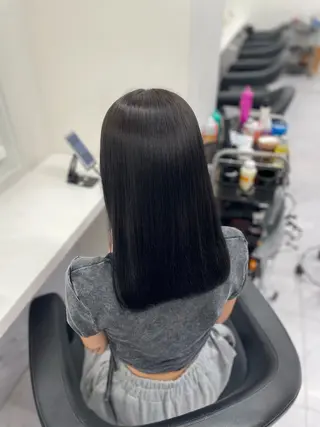 セミロング カラー 🎀暖色/ラベンダー /paru🤍のヘアスタイル