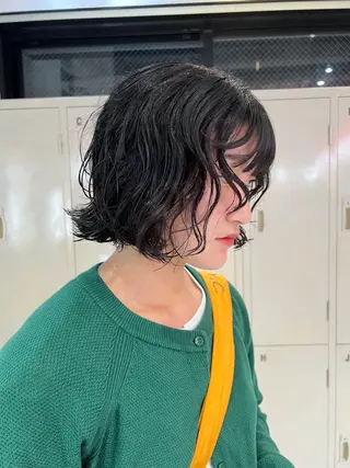 ショート パーマ トレンドボブ /ミリヤのヘアスタイル