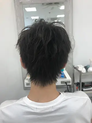 ショート パーマ メンズ ショート、ボブ/ 川鍋薫のヘアスタイル