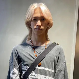 ショート カラー メンズ 花香竜太/エクステ /ハイトーンカラーのヘアスタイル