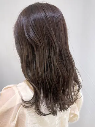 ロング カラー 髪質改善縮毛矯正 💎TOMOのヘアスタイル