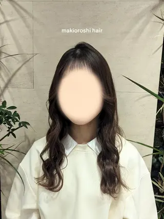 ロング 髪質改善/お呼ば れヘア/透明感カラーのヘアスタイル