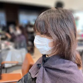 ミディアム 赤羽今日子/レイヤー /盛れる顔まわりのヘアスタイル