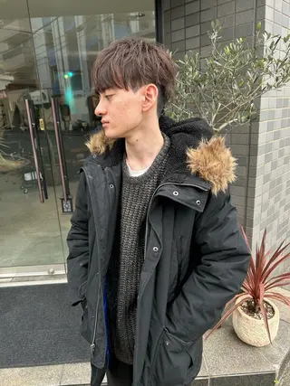 ショート カラー メンズ (h)wim ウィムのヘアスタイル