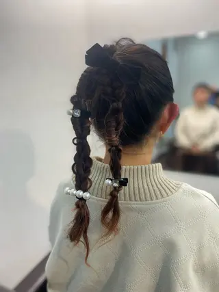 ロング 佐々木 菜摘のヘアスタイル