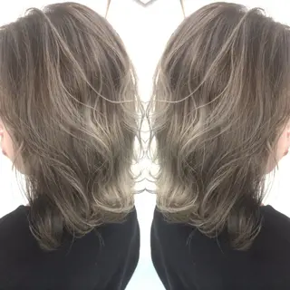 ミディアム カラー 井上 一平のヘアスタイル