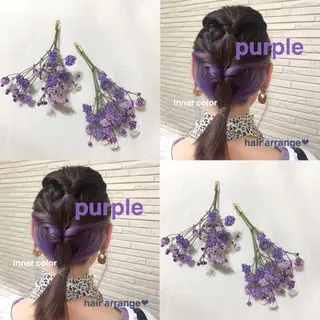 ミディアム カラー ヘアアレンジ メンズ特化🔮 笠原慧のヘアスタイル