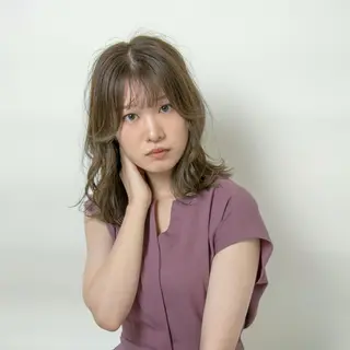 ミディアム ish by fan.所属・最初から最後までマン ツーマン☆fan店長のヘアスタイル