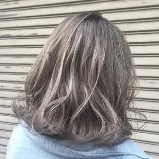 ミディアム カラー sano sayakaのヘアスタイル