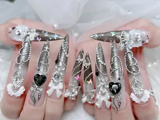 ネイル MoMoA Nail ネイル長さ出し専門店のネイルデザイン