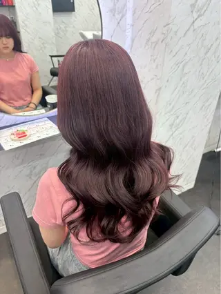 カラー hair salon dot.mooda所属・레온⋆✦ Leon 透明感✨️Colorのヘアスタイル