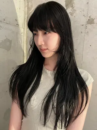 ロング カラー sano rikitoのヘアスタイル