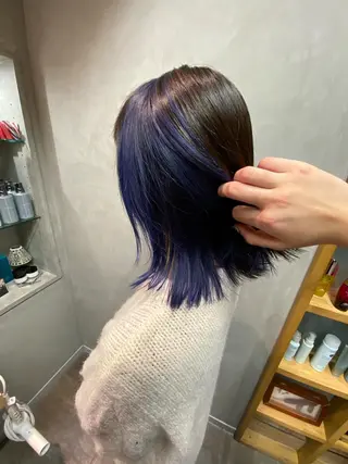 セミロング カラー ヘアアレンジ 🎀 amii Hitomi 🎀のマツエク・マツパデザイン