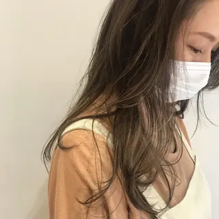 ロング カラー パーマ ニュアンスヘア☆樋口 希世☆のヘアスタイル